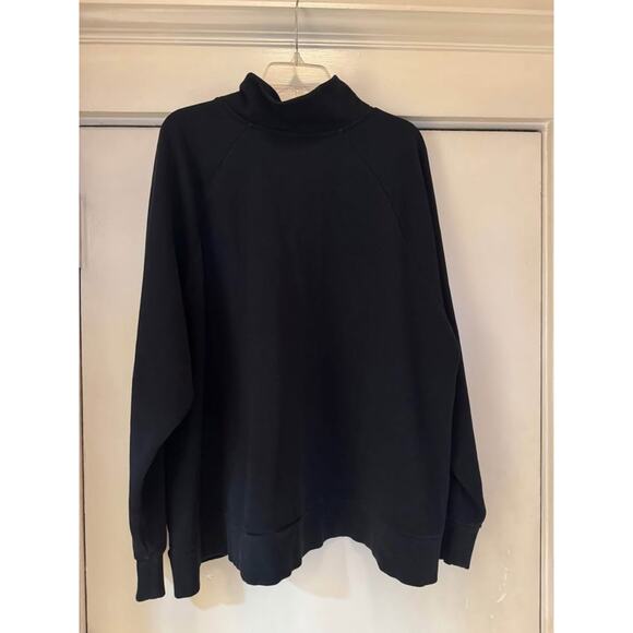 Under Armour Rival Terry Black Cotton-Blend Men's 1/2 Zip Pullover Sweater -3XL - Picture 8 of 8